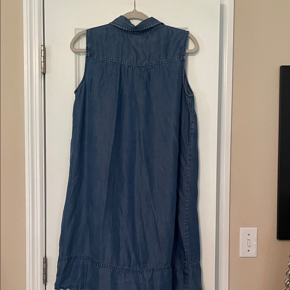 Style & Co tencel blue Sleeveless Dress size M - Picture 2 of 4